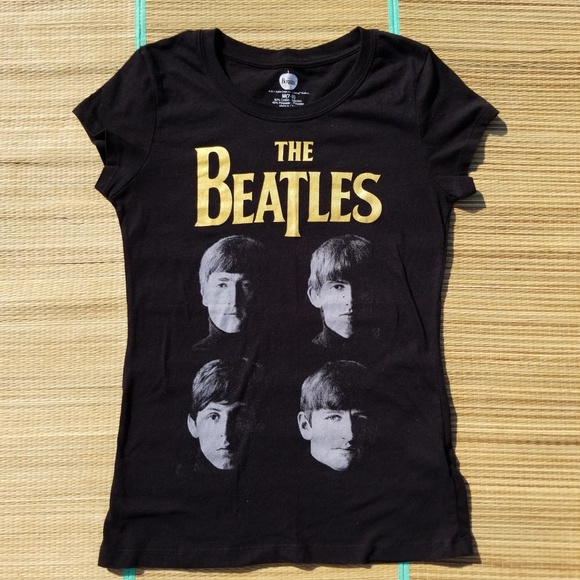 beatles band tee